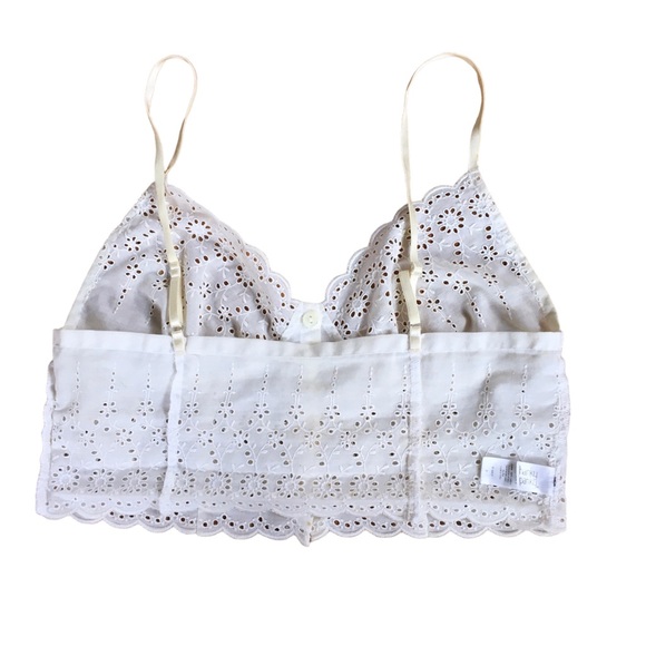 Hanky Panky Eyelet Button Up Bralette size small - Picture 12 of 15